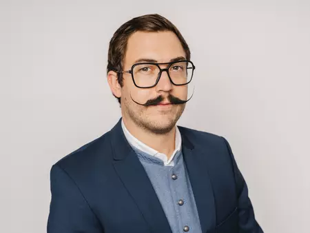 Simon Westermair, Community Manager bei WOLF und gelernter Anlagenmechaniker SHK