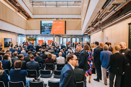 Das Foyer des WOLF CAMPUS bei der Eröffnungsfeier