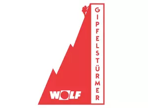 WOLF Logo Gipfelstürmer rot